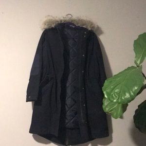 Navy parka
